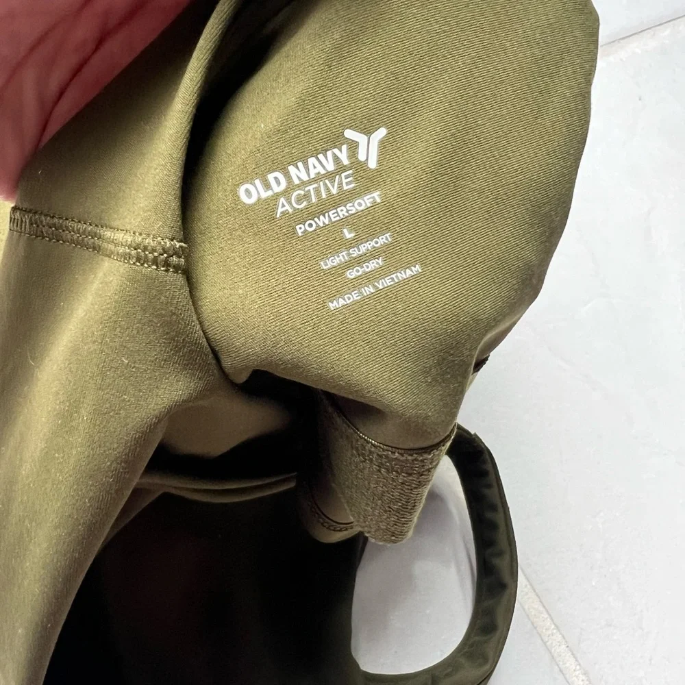 Old Navy Olive Sports Bra - Picture 4 of 5